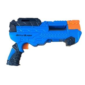 🌞 Adventure Force Battle Blazer NERF Toy Dart Blaster blue plastic toy gun